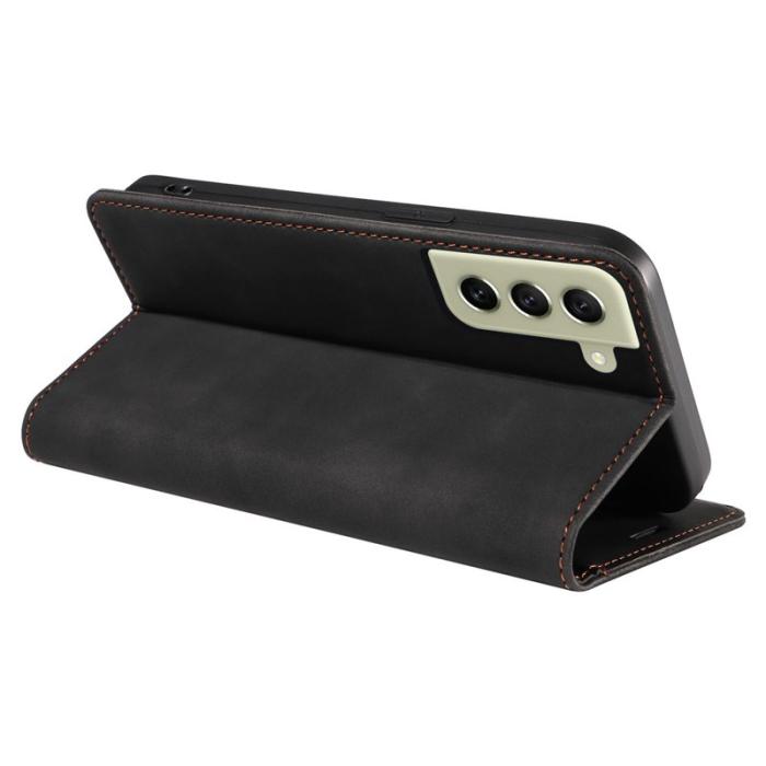 BETOPNICE - BETOPNICE 003 Samsung Galaxy S21 FE Fodral - PU Läder - Svart