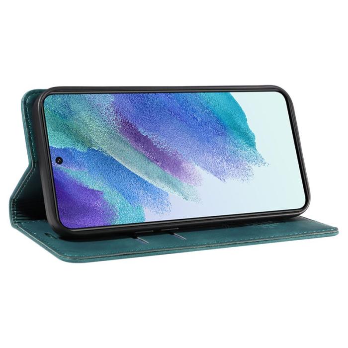 BETOPNICE - BETOPNICE 003 Samsung Galaxy S22+ Fodral Äkta läder - Grön