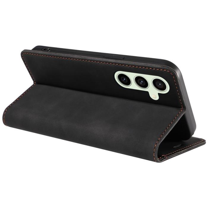 BETOPNICE - BETOPNICE 003 Samsung Galaxy S24 FE Fodral Äkta läder - Svart