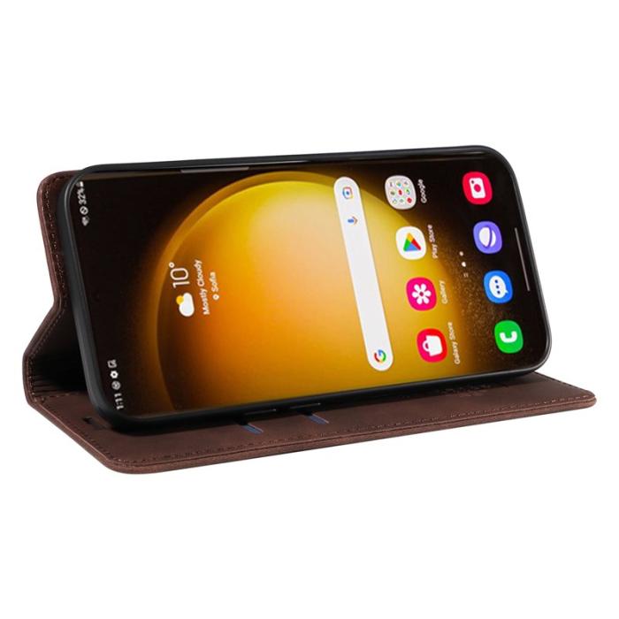 BETOPNICE - BETOPNICE 003 Samsung Galaxy S24 Ultra Fodral Flip Wallet - Brun