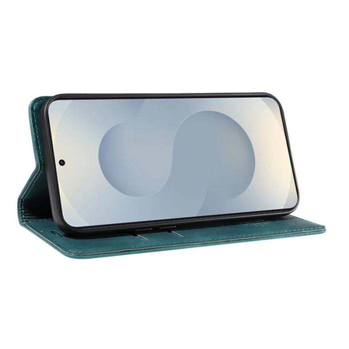 BETOPNICE - BETOPNICE 003 Samsung Galaxy S25 Edge Fodral Äkta läder - Grön