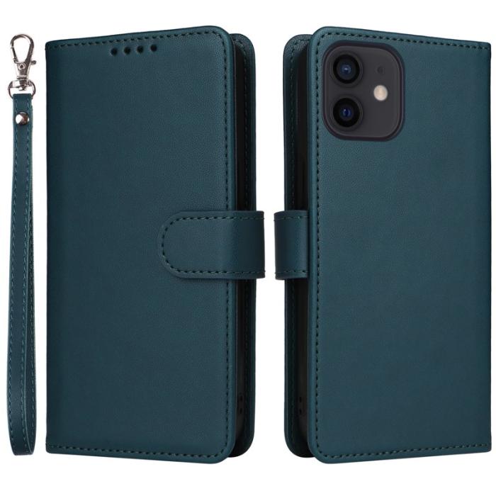 BETOPNICE - BETOPNICE iPhone 12 / 12 Pro Fodral - Avtagbart PU Läder - Blå