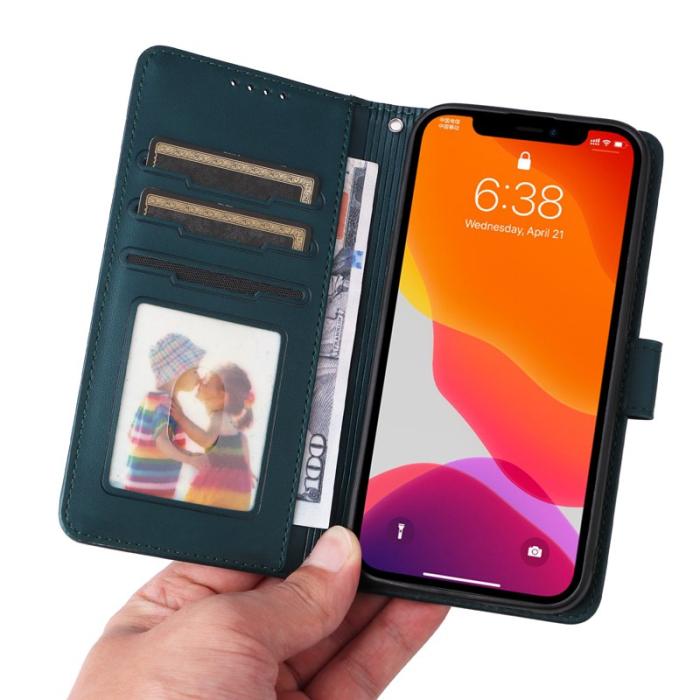 BETOPNICE - BETOPNICE iPhone 12 / 12 Pro Fodral - Avtagbart PU Läder - Blå