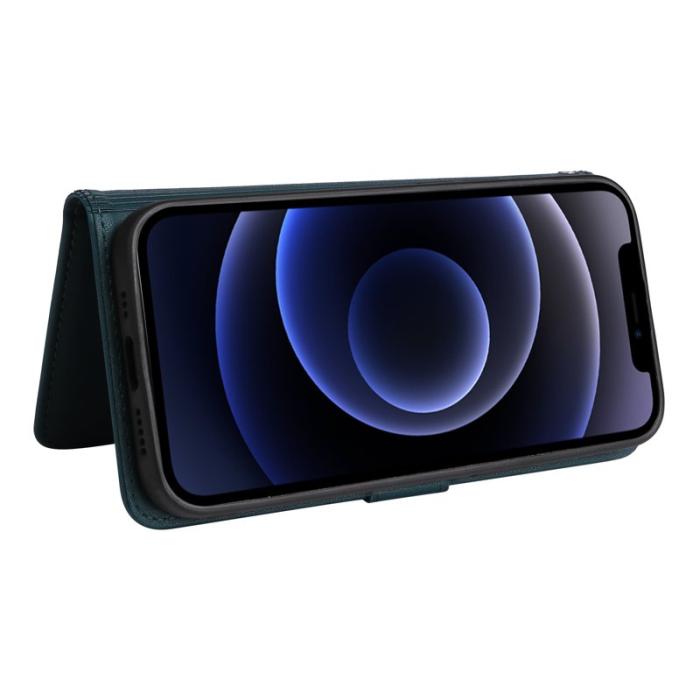 BETOPNICE - BETOPNICE iPhone 12 mini Fodral - Avtagbart PU Läder - Blå