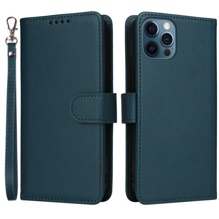 BETOPNICE - BETOPNICE iPhone 12 Pro Max Fodral - Detachable PU Leather - Blå