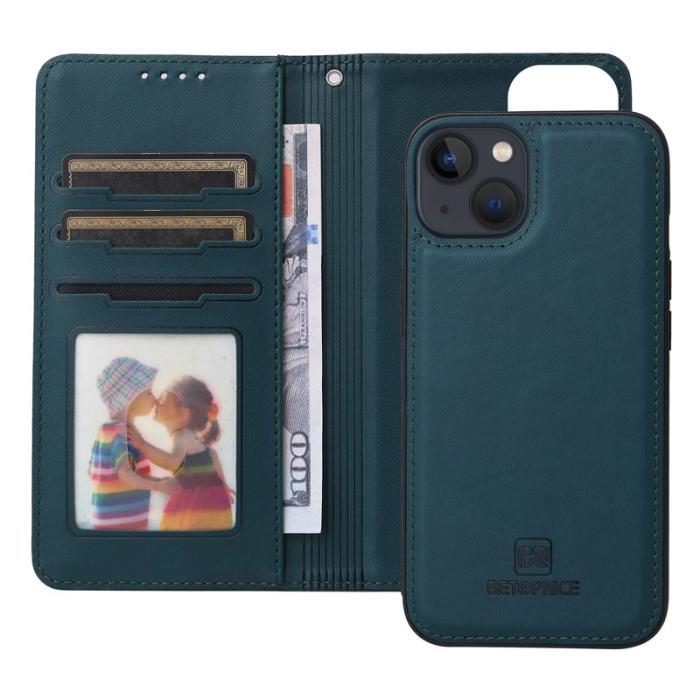 BETOPNICE - BETOPNICE iPhone 13 Fodral Magnetiskt Avtagbart PU Läder - Blå