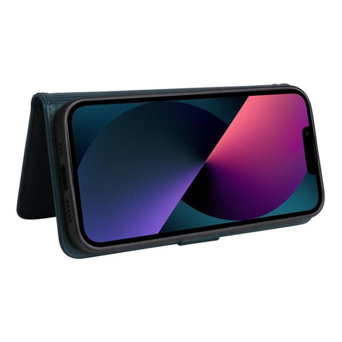 BETOPNICE - BETOPNICE iPhone 13 Fodral Magnetiskt Avtagbart PU Läder - Blå