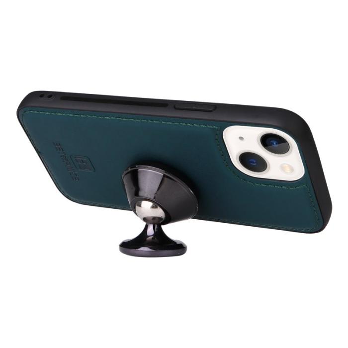 BETOPNICE - BETOPNICE iPhone 14 Plus Fodral - Avtagbart PU Läder - Blå