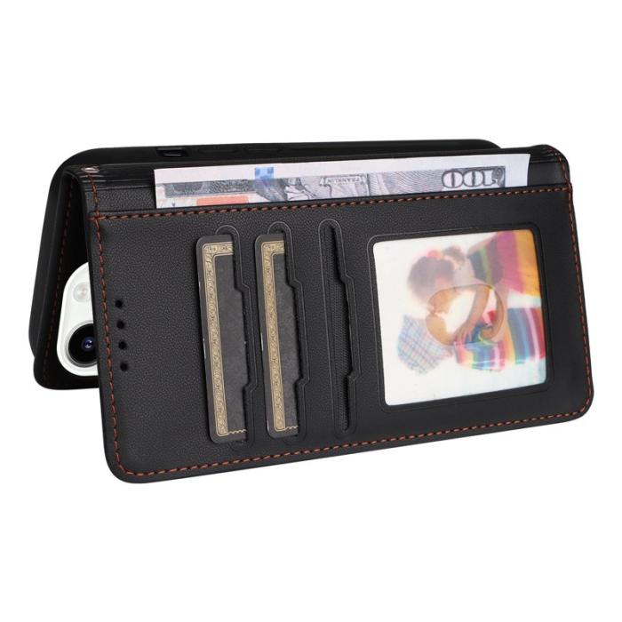 BETOPNICE - BETOPNICE iPhone 14 Pro Max Fodral - Detachable PU Leather - Svart