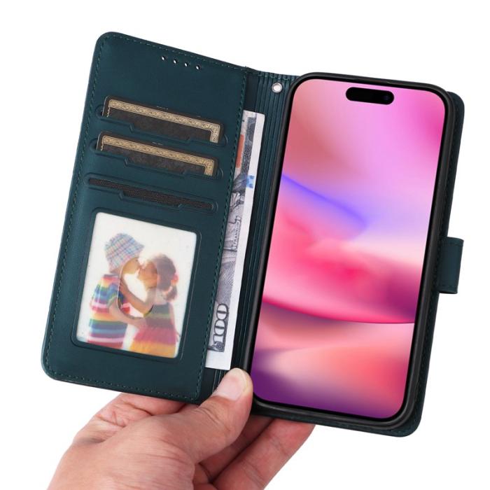 BETOPNICE - BETOPNICE iPhone 16 Fodral Magnetiskt Detachable PU Läder - Blå