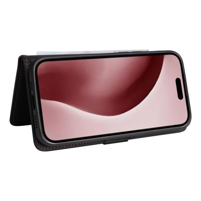 BETOPNICE - BETOPNICE iPhone 16 Pro Fodral - Detachable PU Leather - Svart