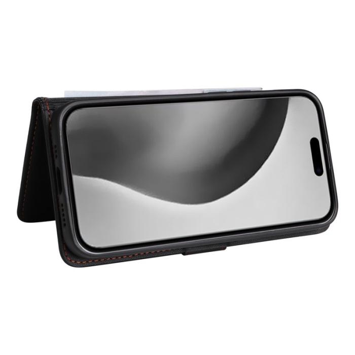 BETOPNICE - BETOPNICE iPhone 16 Pro Max Fodral - Detachable PU Leather - Svart