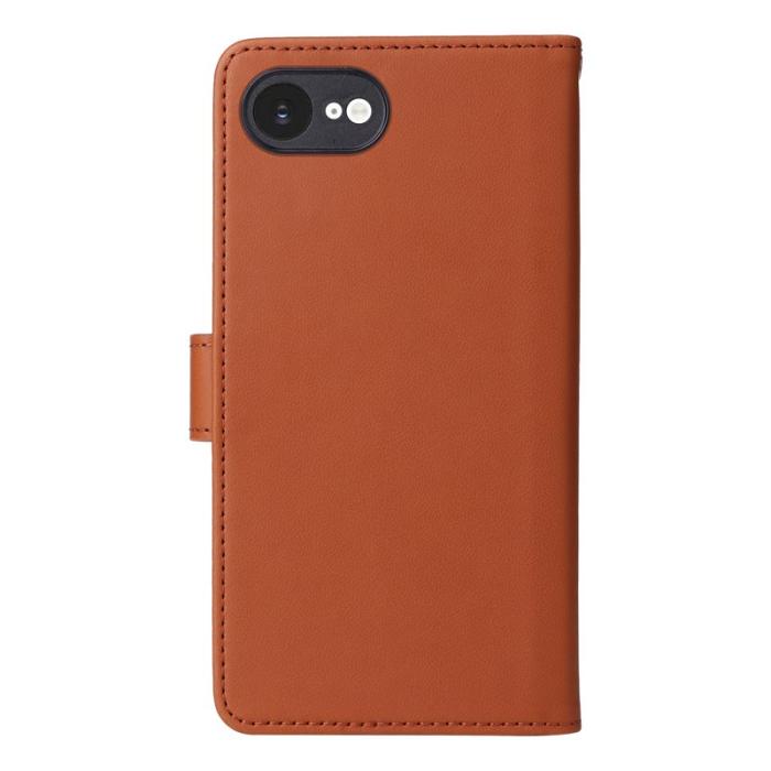 BETOPNICE - BETOPNICE iPhone 16e Fodral Magnetiskt Detachable PU Läder - Brun