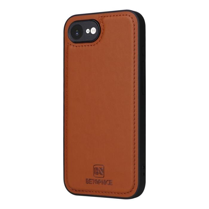 BETOPNICE - BETOPNICE iPhone 16e Fodral Magnetiskt Detachable PU Läder - Brun