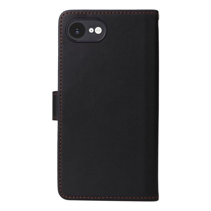 BETOPNICE - BETOPNICE iPhone 16e Fodral Magnetiskt Detachable PU Läder - Svart