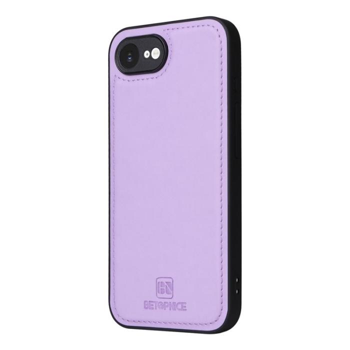 BETOPNICE - BETOPNICE iPhone 16e Magnetic Fodral - Äkta läder - Lila