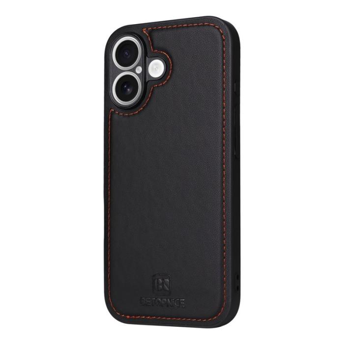 BETOPNICE - BETOPNICE iPhone 17 Fodral Magnetiskt Detachable PU Läder - Svart