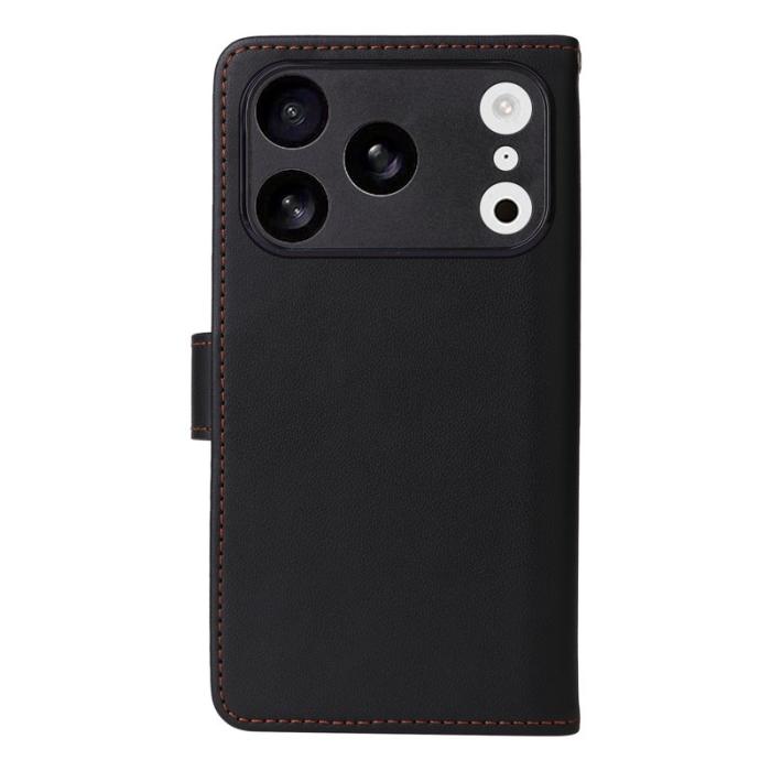 BETOPNICE - BETOPNICE iPhone 17 Pro Fodral - Avtagbart PU Läder - Svart