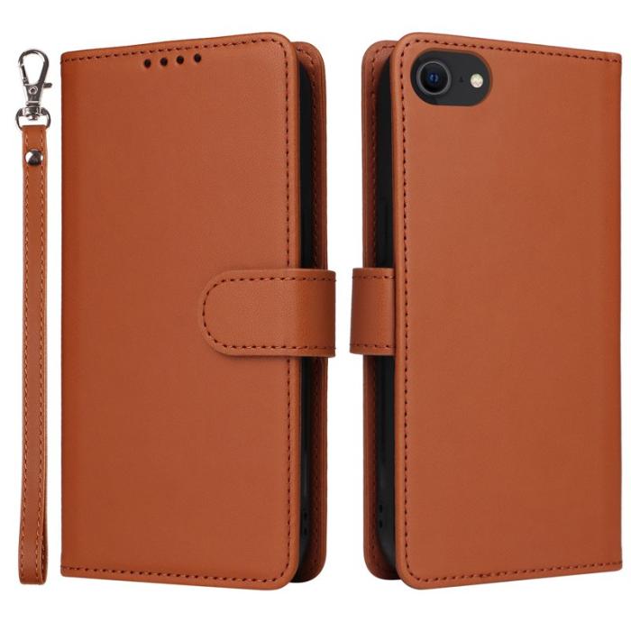 BETOPNICE - BETOPNICE iPhone 6/6s/7/8/SE (2022) Fodral - Äkta läder - Brun