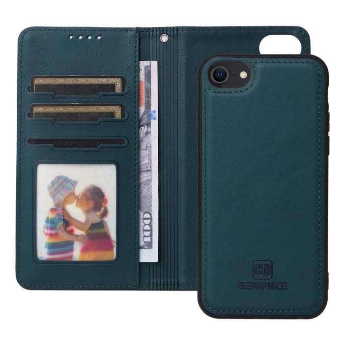 BETOPNICE - BETOPNICE iPhone 6/6s/7/8/SE (2022) Fodral - PU Läder - Blå