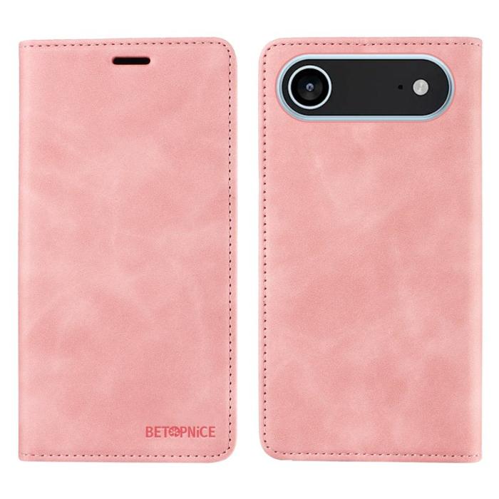 BETOPNICE - BETOPNICE iPhone Air Fodral Äkta läder - Pink