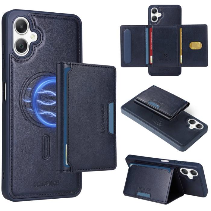 BETOPNICE - BETOPNICE Samsung Galaxy A06 4G Fodral - Äkta läder - Blå