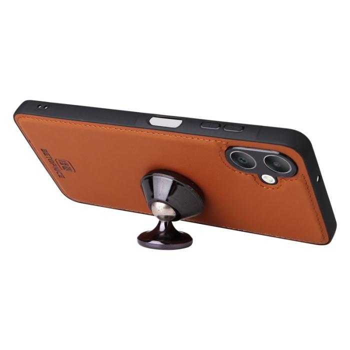 BETOPNICE - BETOPNICE Samsung Galaxy A06 4G Fodral Äkta läder - Brun