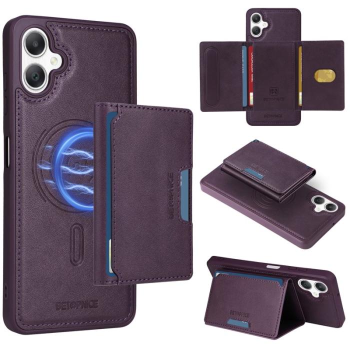 BETOPNICE - BETOPNICE Samsung Galaxy A06 4G Fodral Äkta läder - Lila