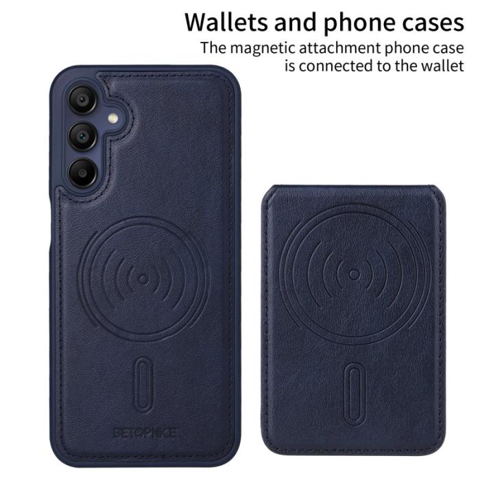 BETOPNICE - BETOPNICE Samsung Galaxy A15 5G Fodral Äkta läder - Blå