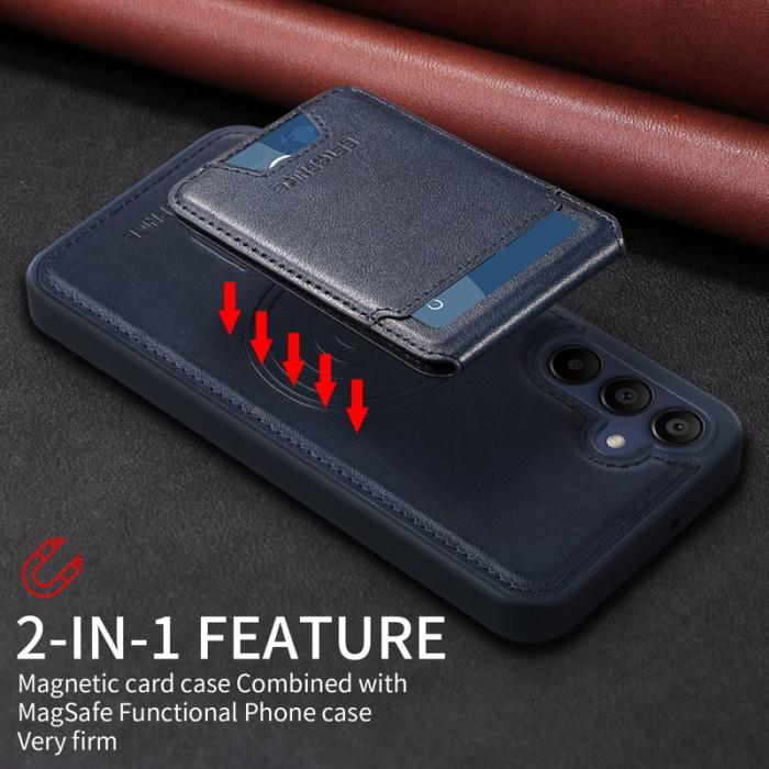 BETOPNICE - BETOPNICE Samsung Galaxy A15 5G Fodral Äkta läder - Blå