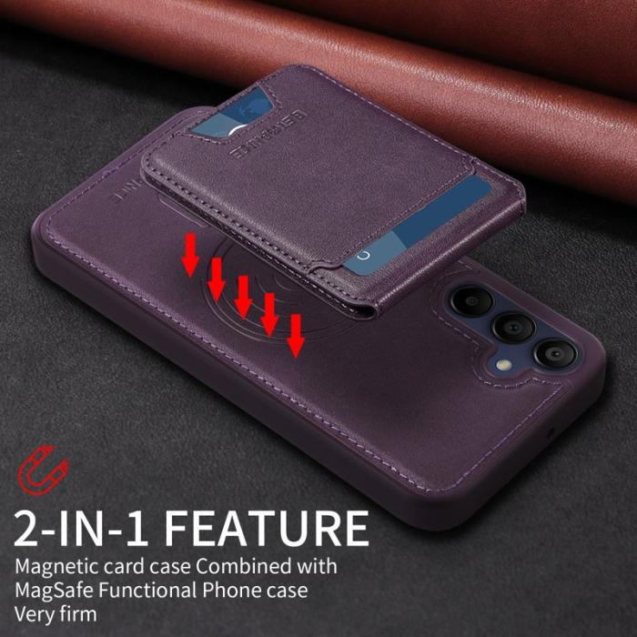 BETOPNICE - BETOPNICE Samsung Galaxy A15 5G Fodral Äkta läder - Lila