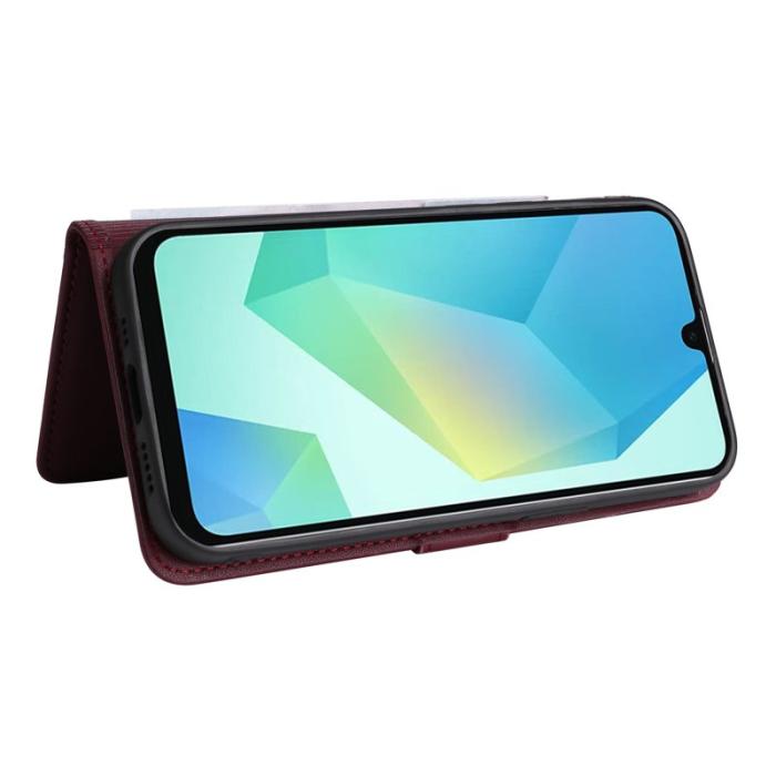 BETOPNICE - BETOPNICE Samsung Galaxy A16 4G/5G Fodral - Detachable PU Läder - Vinröd