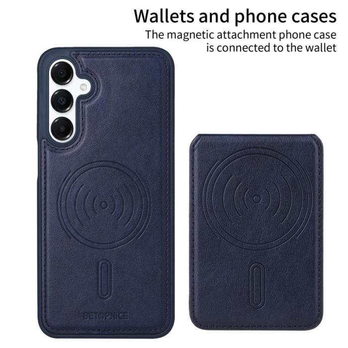 BETOPNICE - BETOPNICE Samsung Galaxy A16 Fodral Äkta läder - Blå