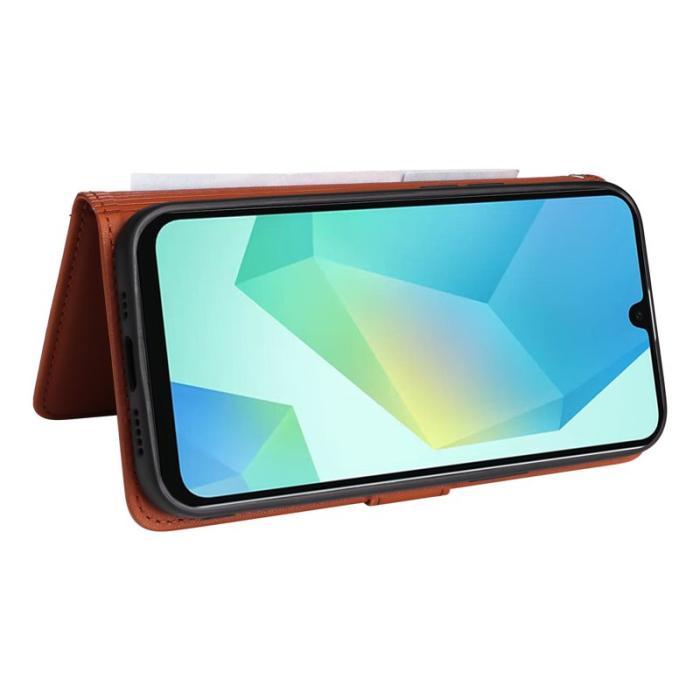 BETOPNICE - BETOPNICE Samsung Galaxy A16 Fodral - Äkta läder - Brun