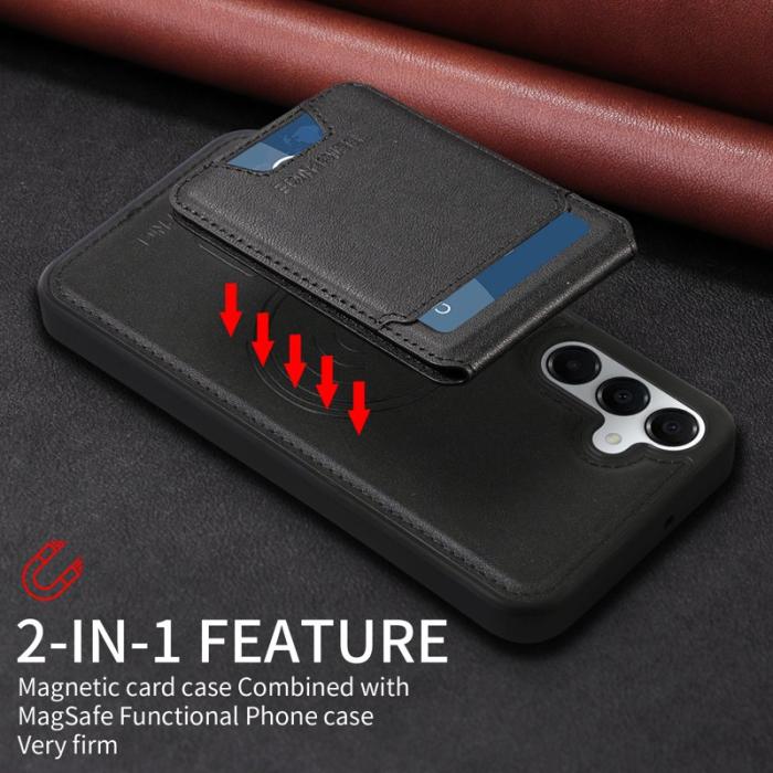 BETOPNICE - BETOPNICE Samsung Galaxy A16 Fodral Äkta läder - Svart