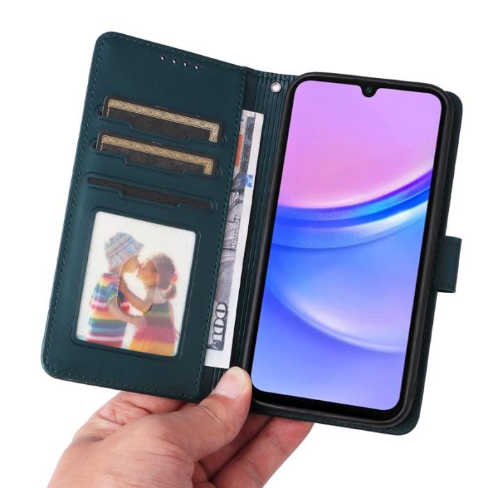 BETOPNICE - BETOPNICE Samsung Galaxy A17 5G Fodral - Äkta läder - Grön