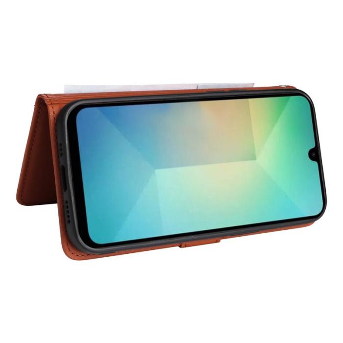 BETOPNICE - BETOPNICE Samsung Galaxy A26 5G Fodral - Äkta läder - Brun