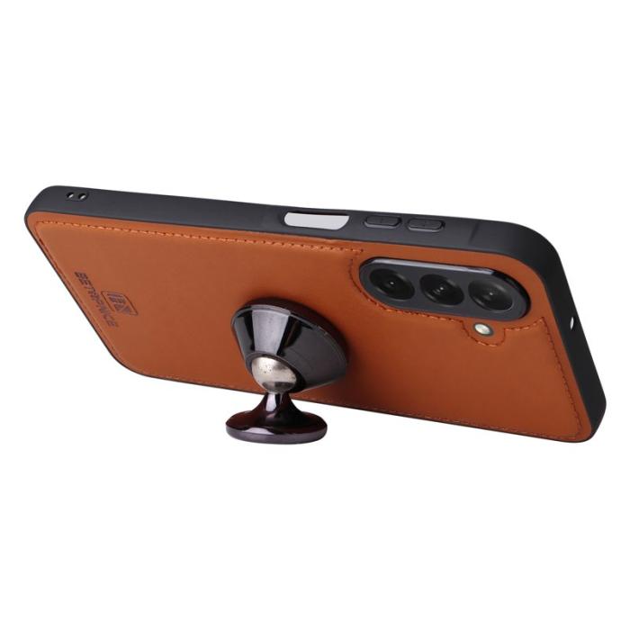 BETOPNICE - BETOPNICE Samsung Galaxy A26 5G Fodral - Äkta läder - Brun