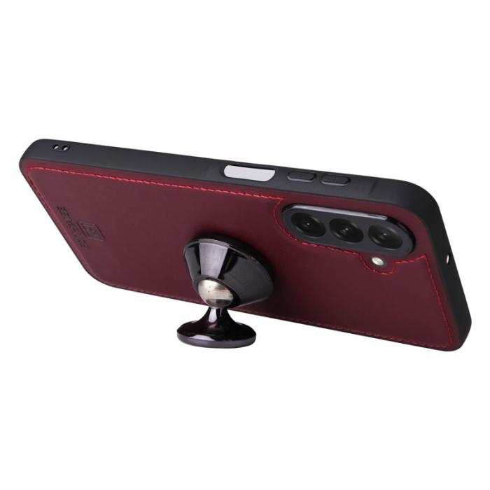 BETOPNICE - BETOPNICE Samsung Galaxy A26 5G Fodral - Äkta läder - Vinröd