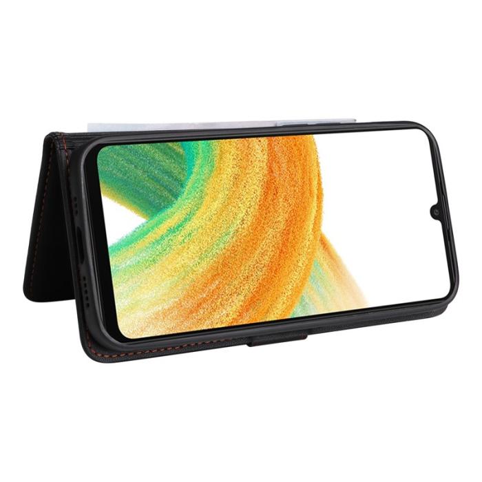 BETOPNICE - BETOPNICE Samsung Galaxy A33 5G Fodral - Äkta läder - Svart