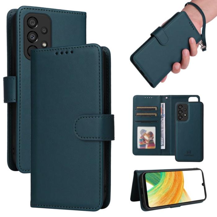 BETOPNICE - BETOPNICE Samsung Galaxy A33 5G Fodral - Detachable PU Leather - Blå