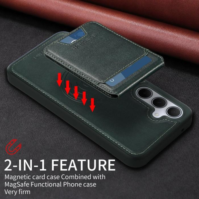 BETOPNICE - BETOPNICE Samsung Galaxy A35 5G Fodral Äkta läder - Grön