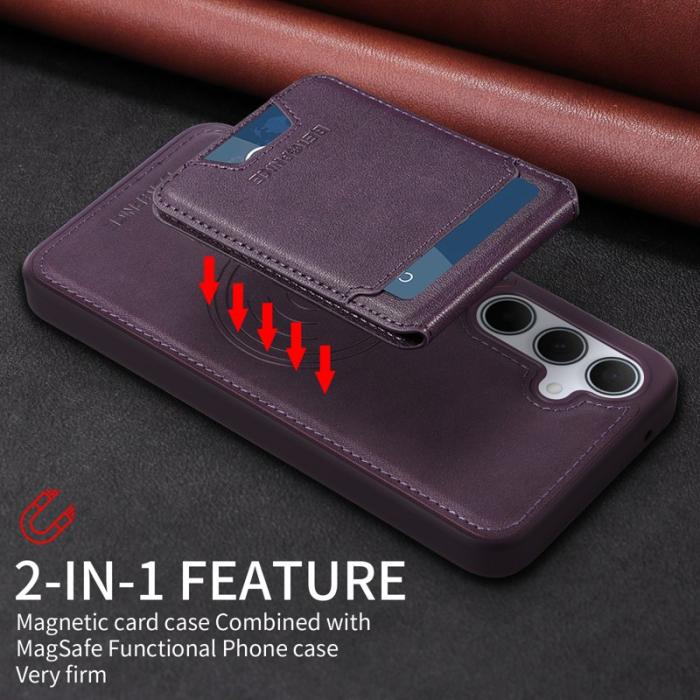 BETOPNICE - BETOPNICE Samsung Galaxy A35 5G Fodral Äkta läder - Lila