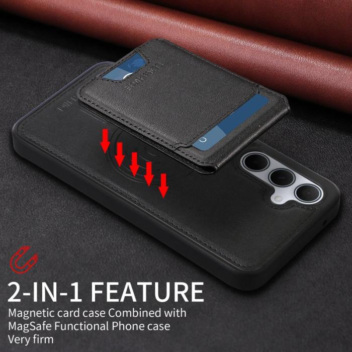 BETOPNICE - BETOPNICE Samsung Galaxy A35 5G Fodral - Äkta läder - Svart