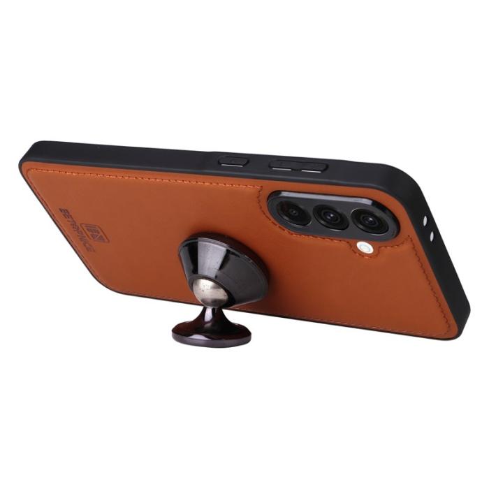 BETOPNICE - BETOPNICE Samsung Galaxy A36 5G Fodral - Äkta läder - Brun