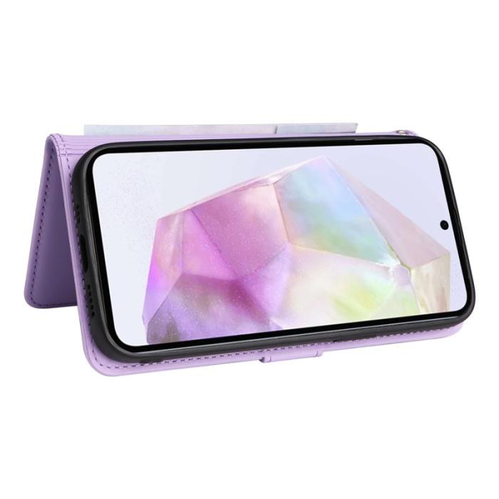 BETOPNICE - BETOPNICE Samsung Galaxy A36 5G Fodral - Detachable PU Leather - Lila