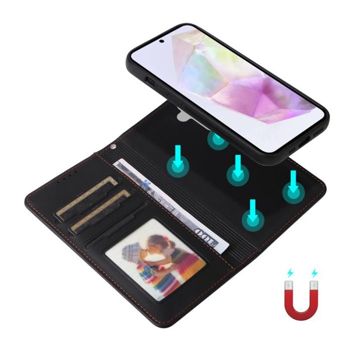 BETOPNICE - BETOPNICE Samsung Galaxy A36 5G Fodral - PU Läder - Svart