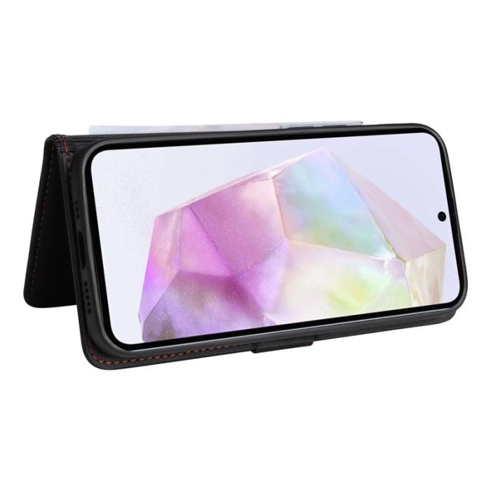 BETOPNICE - BETOPNICE Samsung Galaxy A36 5G Fodral - PU Läder - Svart