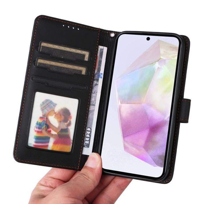 BETOPNICE - BETOPNICE Samsung Galaxy A36 5G Fodral - PU Läder - Svart