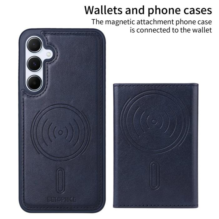 BETOPNICE - BETOPNICE Samsung Galaxy A55 5G Fodral Äkta läder - Blå